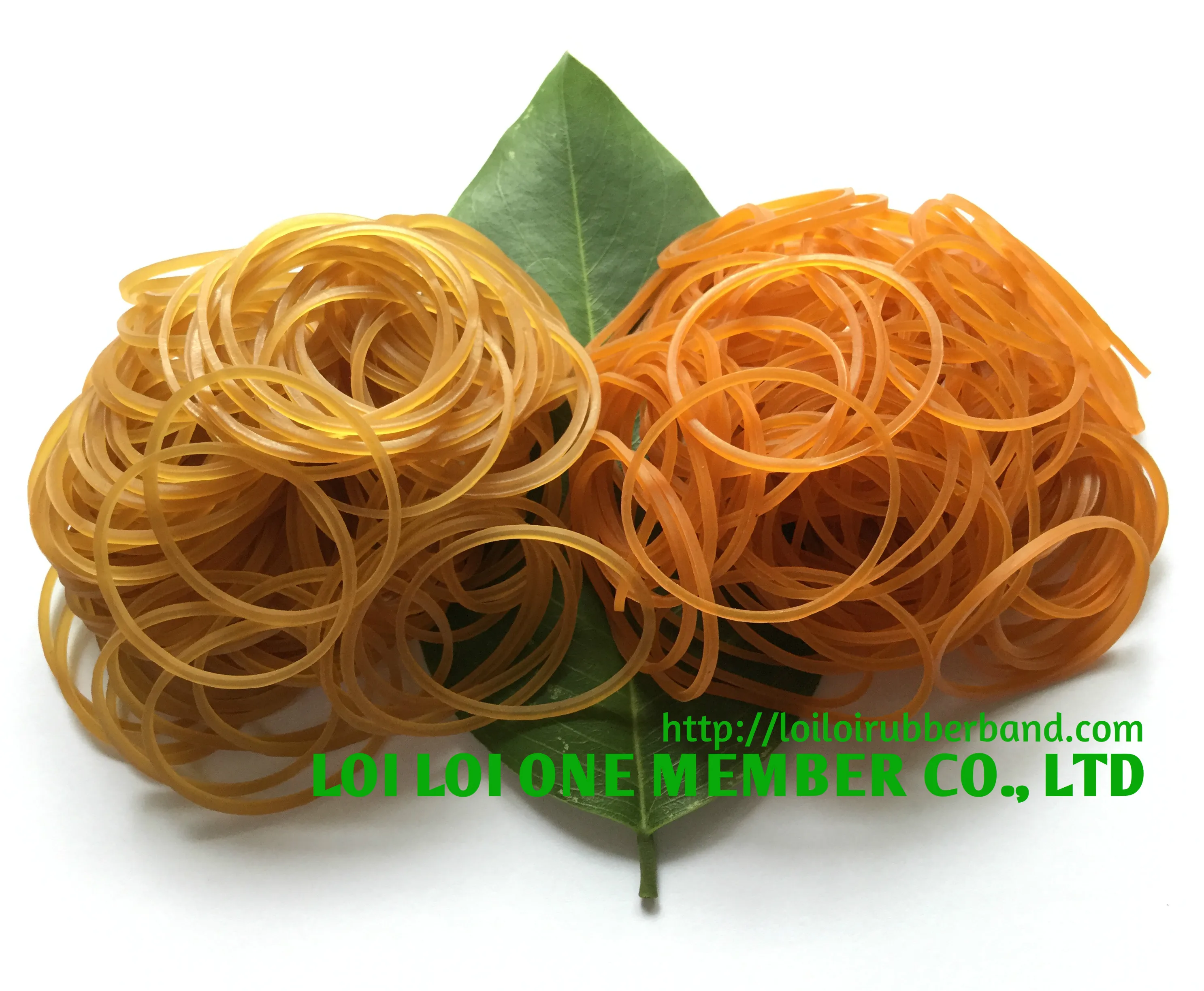 Visual BEST Rubber band natural Made in Vietnam / Latex rubber band mix color such as yellow, green, blue, red, orange, white...