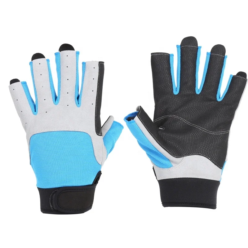 OEM Short Finger Fingerless Kayaking Sailing Yachting Gloves