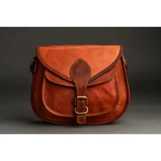 Дешевая винтажная сумка для велоспорта оптом кожаная велосипедная на руль