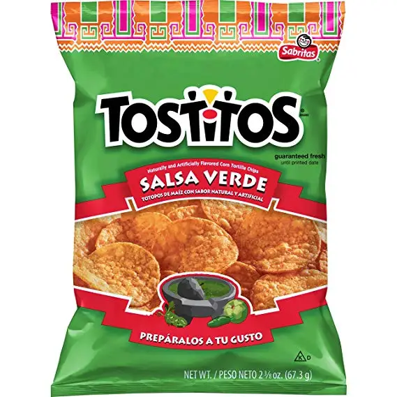 
Tortilla Chips TOSTITOS SABRITAS Salsa Verde 