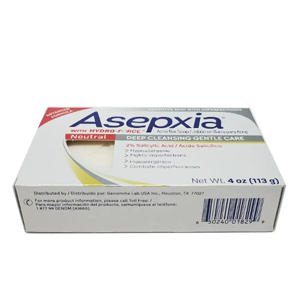 Асептическое очищающее средство 4 унции мыло от акне для нейтральных дефектов салициловой кислоты гипоаллергенное премиального качества