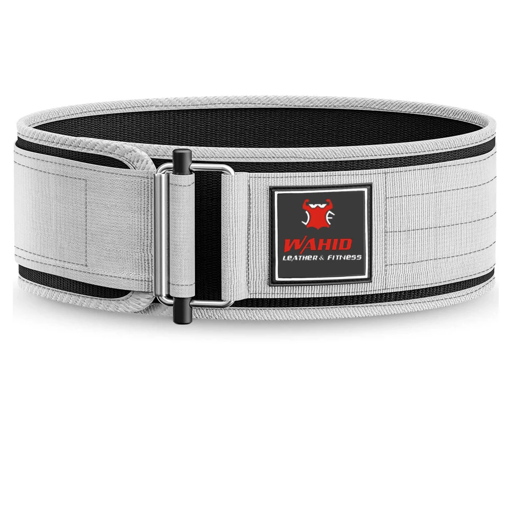 Designed to Be Soft and Flexible Workout Quick Locking Buckle Lock Powerlifting Belt for Gym, Weightlifting, Strength Training