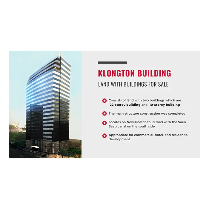 Land and 2 Buildings for Sale Near Thonglor, Bangkok Thailand Structure Multi Floor Office Buildings