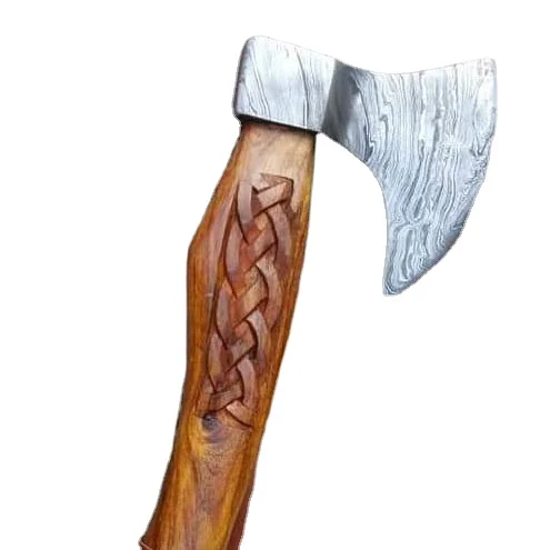 DAMASCUS STEEL AXES KNIVES