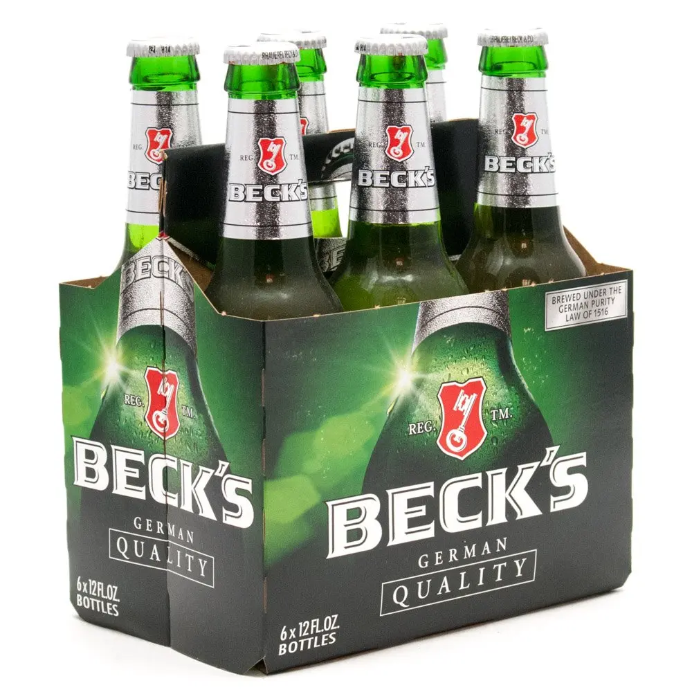 Becks Beer Alcoholic 5%, Non Alcoholic Available