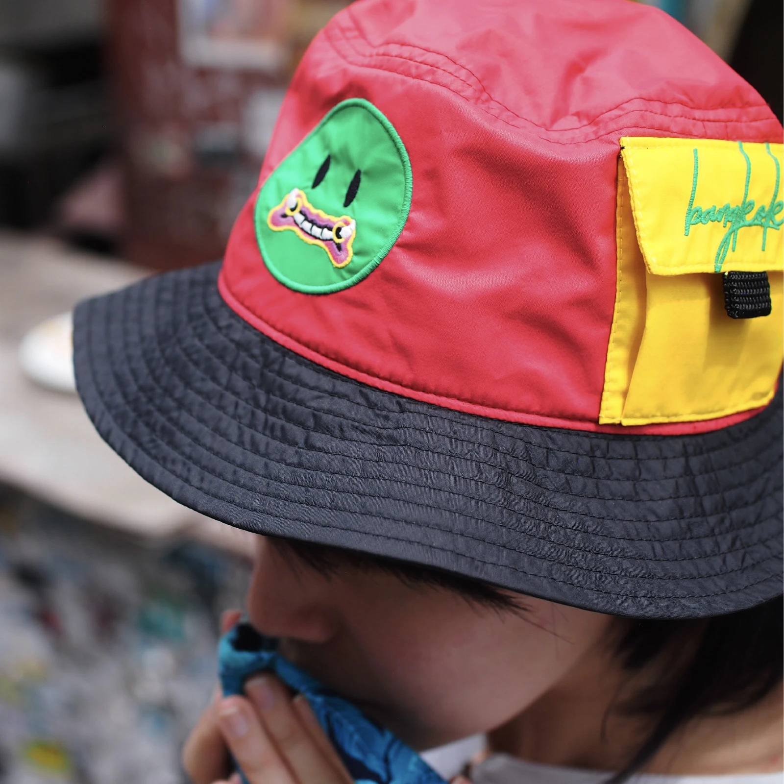 Mahanakhon Lifestyle Tosakan Bucket Hat (Red)