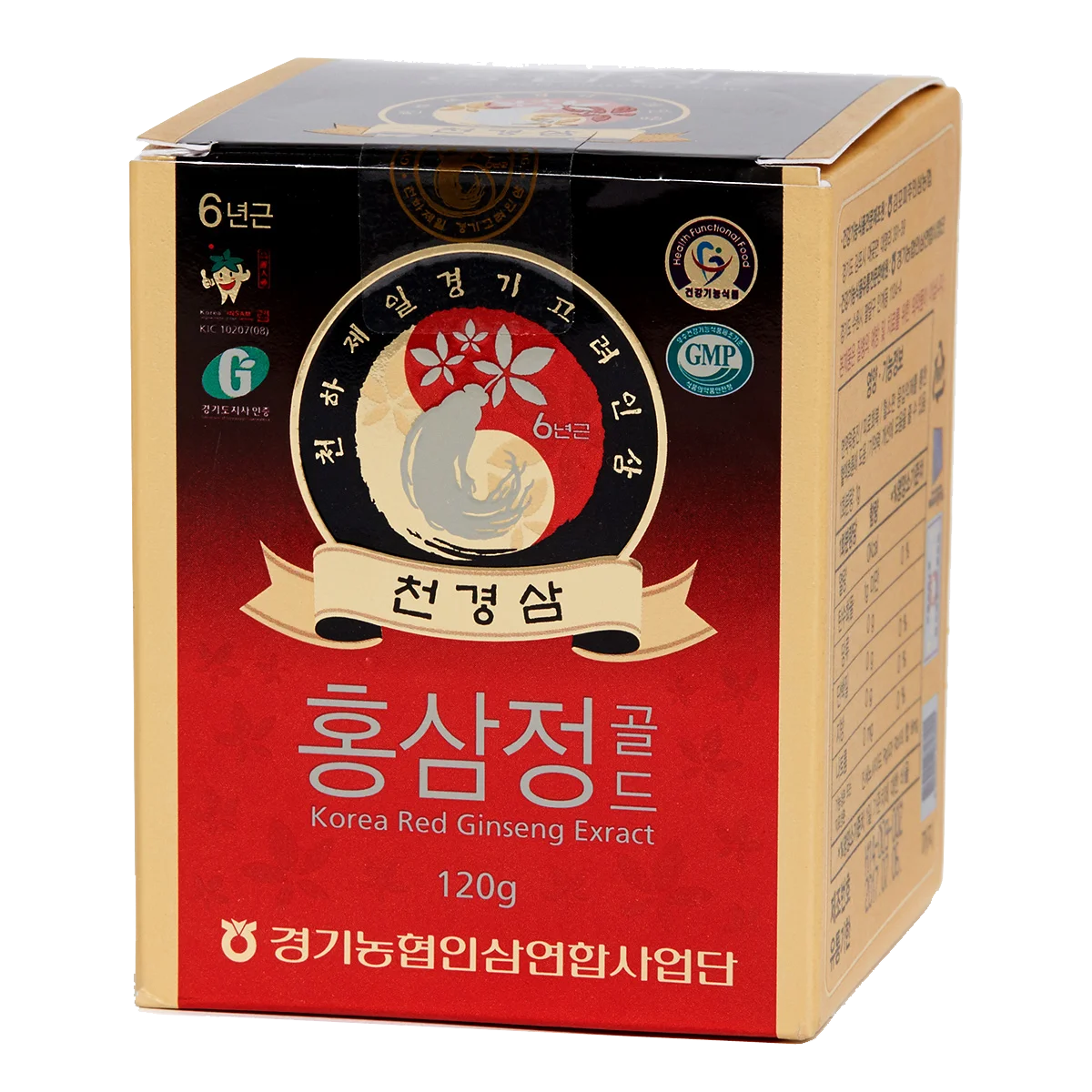 Korean K-Ginseng Gyeonggido 6 Years Panax Red Ginseng Extract Gold 120g