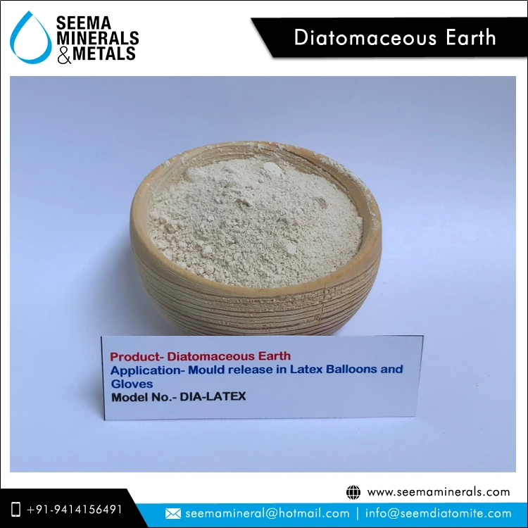 Натуральный Порошок диатомита для высвобождения формы латексные шары и перчатки мировой покупки