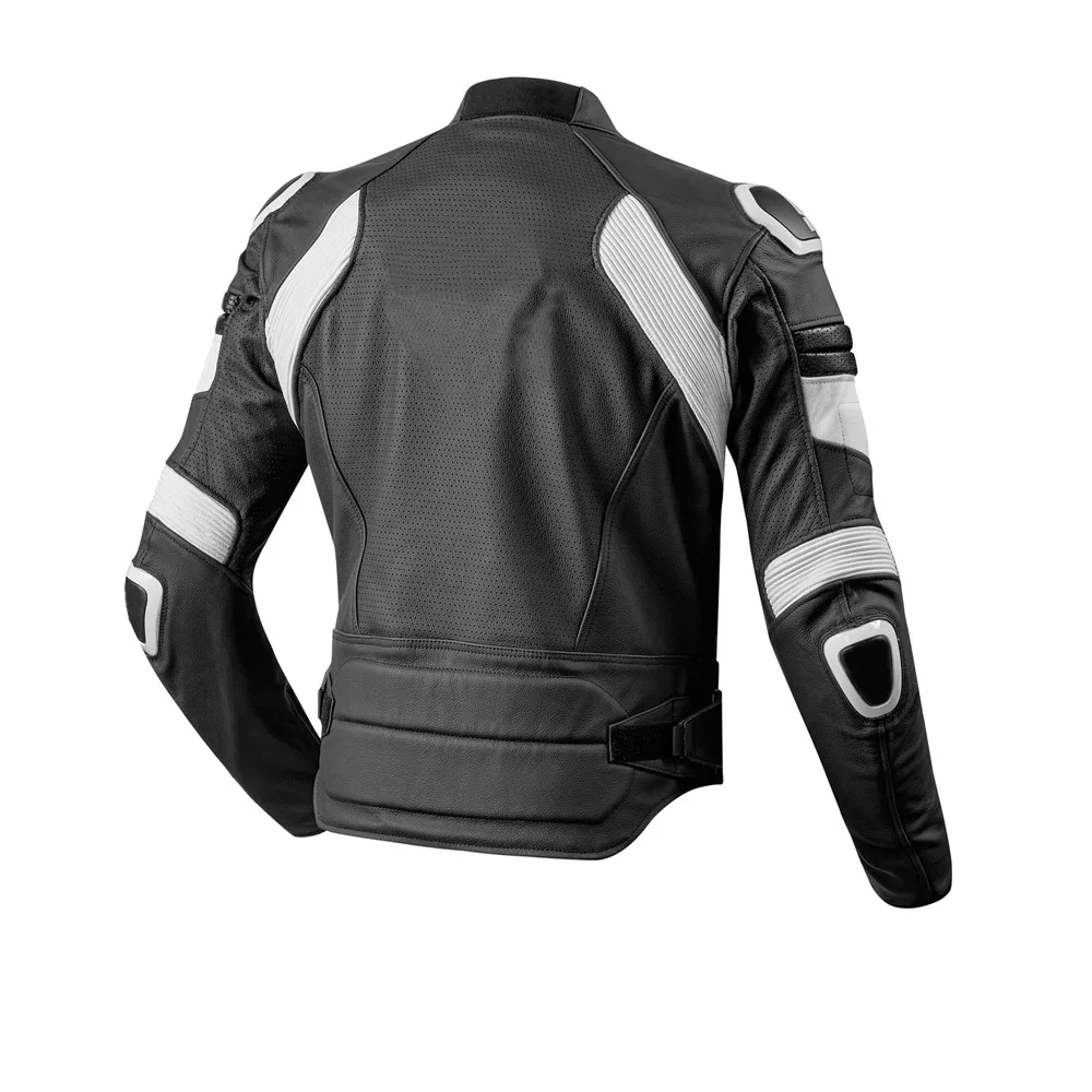Wholesale High Quality Original Cowhide Leather New Classic Motorbike Leather Jacket For Biker Racing Jacket