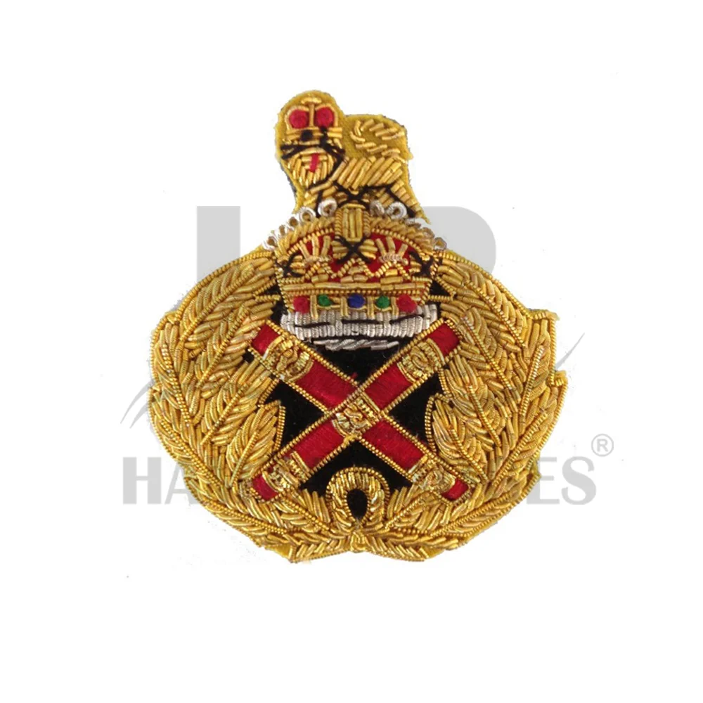 New Style Custom Bullion Embroidery Badges & Patches
