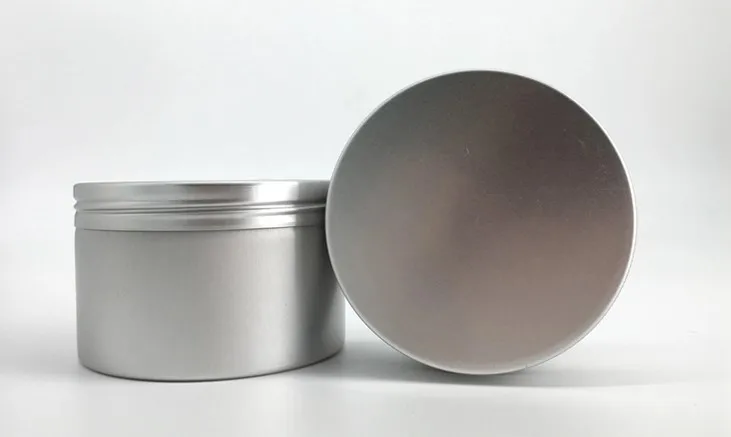 Wholesale In Stock 30ml 1oz High Quality Metal Candle Box Empty Cosmetic Jar Round Tin Can With Screw Top