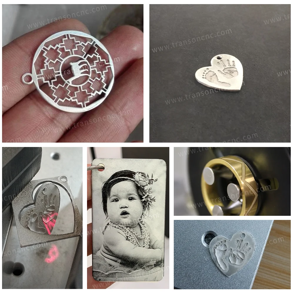 20W 30W 50W 100W Aluminium Brass Animal Ear Tag Laser Marking Engraving Marker Jewelry Machine Jewelry For Plastic Metal