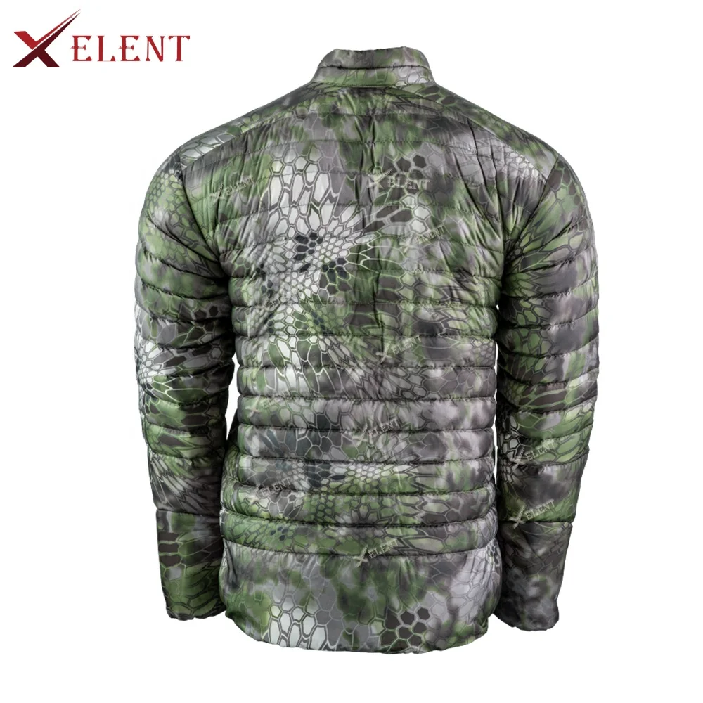 Puffer Jacket Hunting Down Jacket Men OEM Service Unisex Adults Winter Plus Size Print Soft Shell Knitted Thick Support