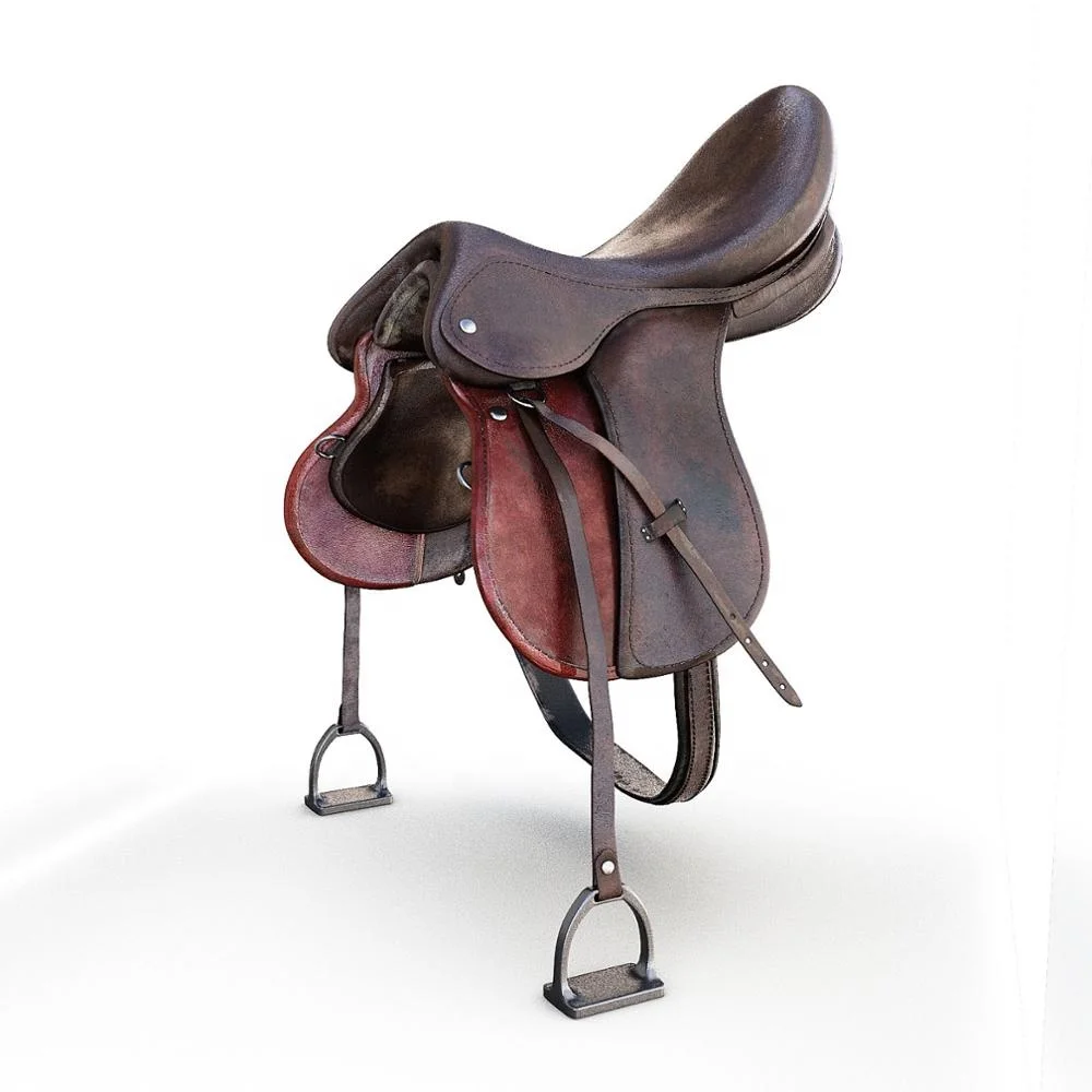 Premium Horse Racing Tack Leather Western Saddle / Unique Style Horse Racing barrel Saddle