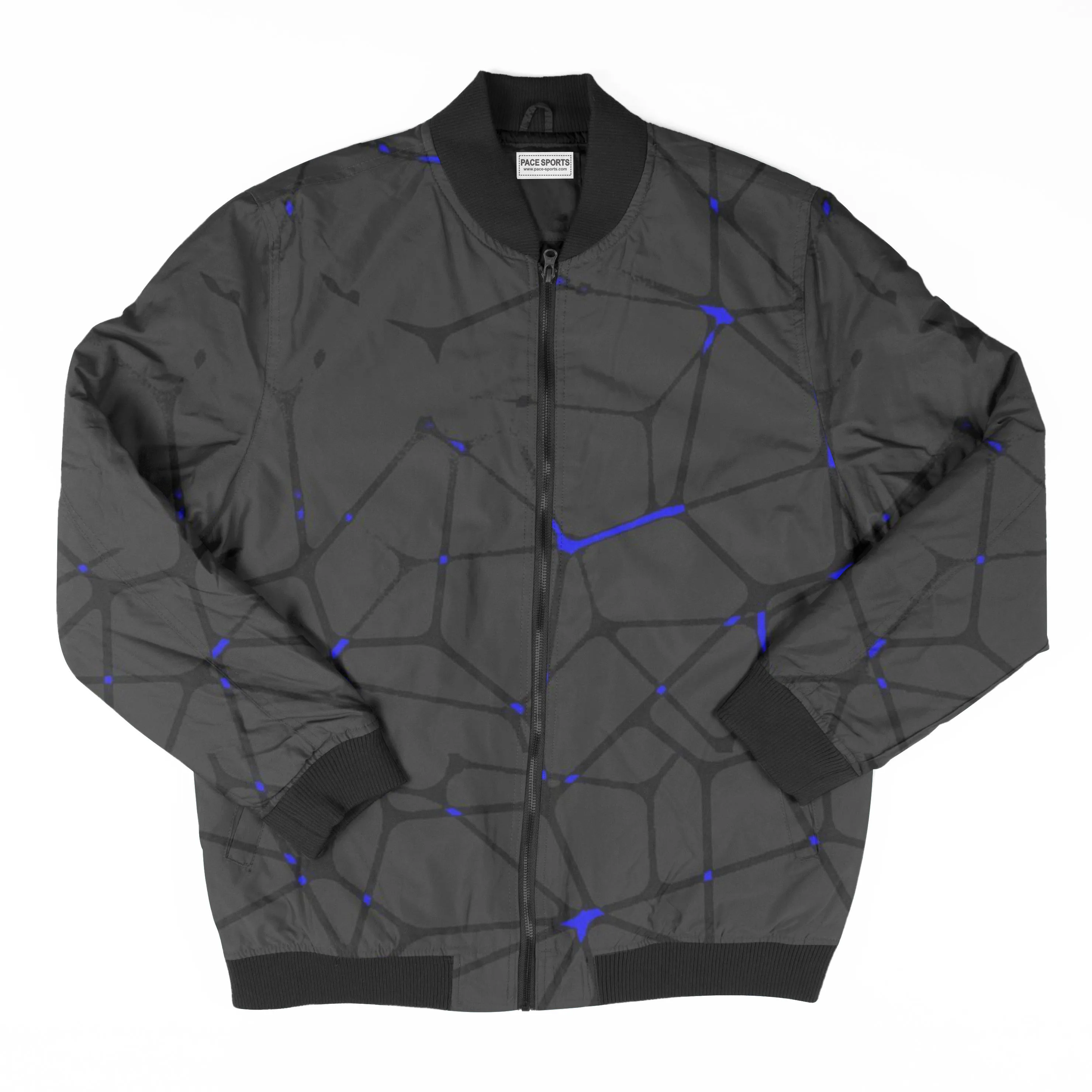 Rainbow Touches Funnel Neck Hooded Winter Puffer Jacket Men