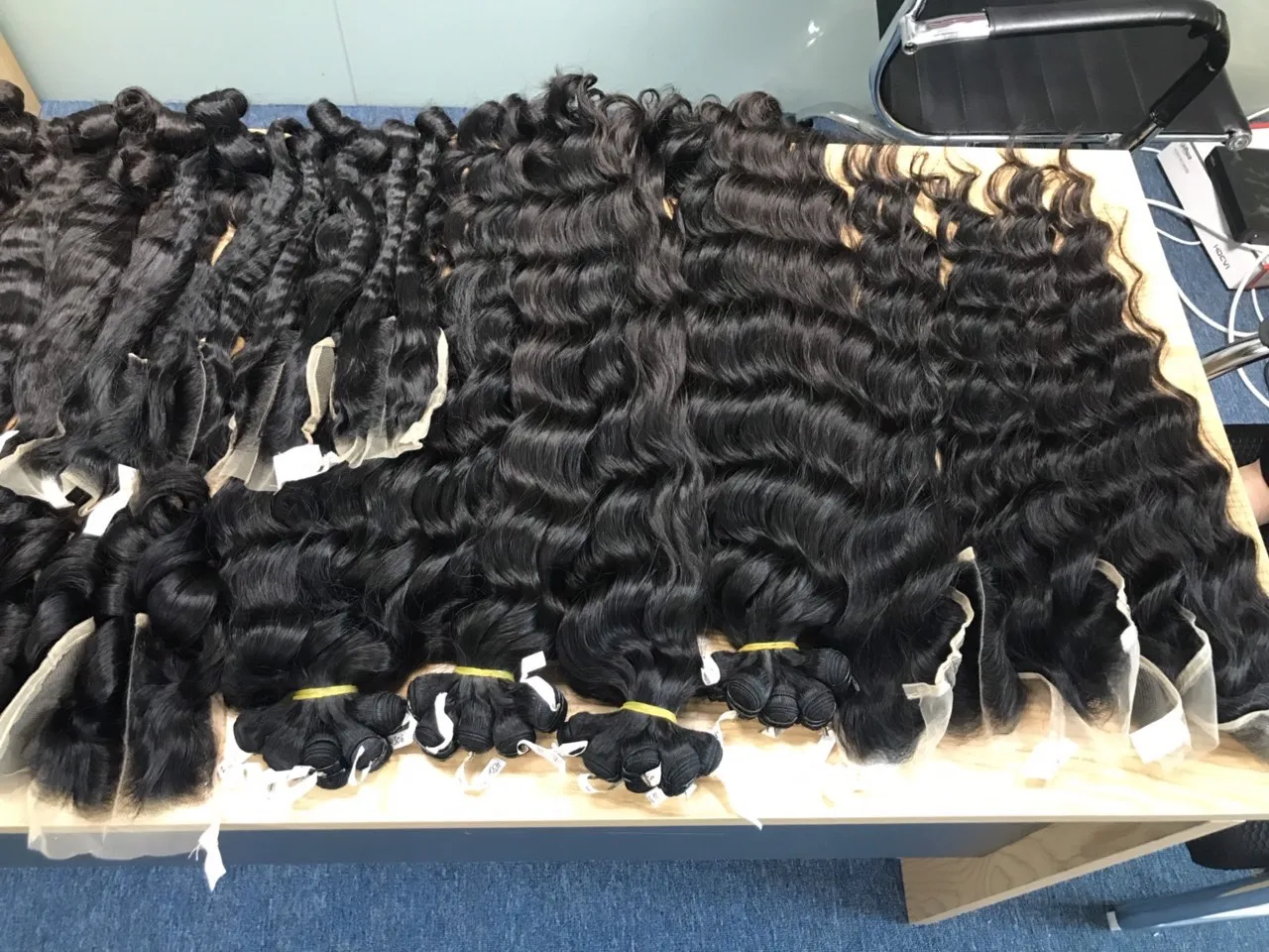  Волнистые пучки Fumi длинные волос волнистые человеческие волосы для наращивания от Belady hair