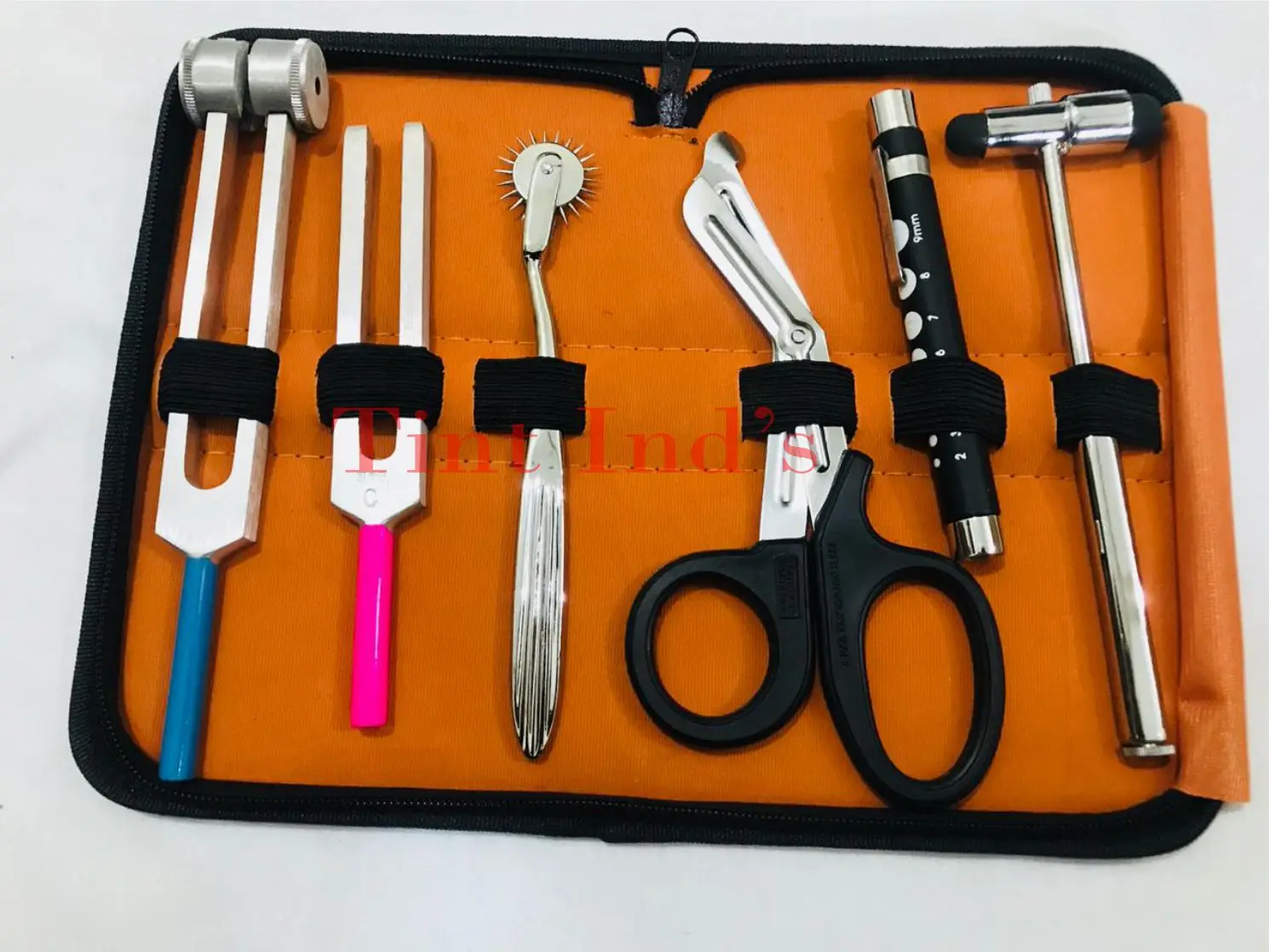 
Tuning Fork Set of 5 for Nursing Medical and Music Students C128 C256 C512 C1024 & C2048 Zipper Case Included 