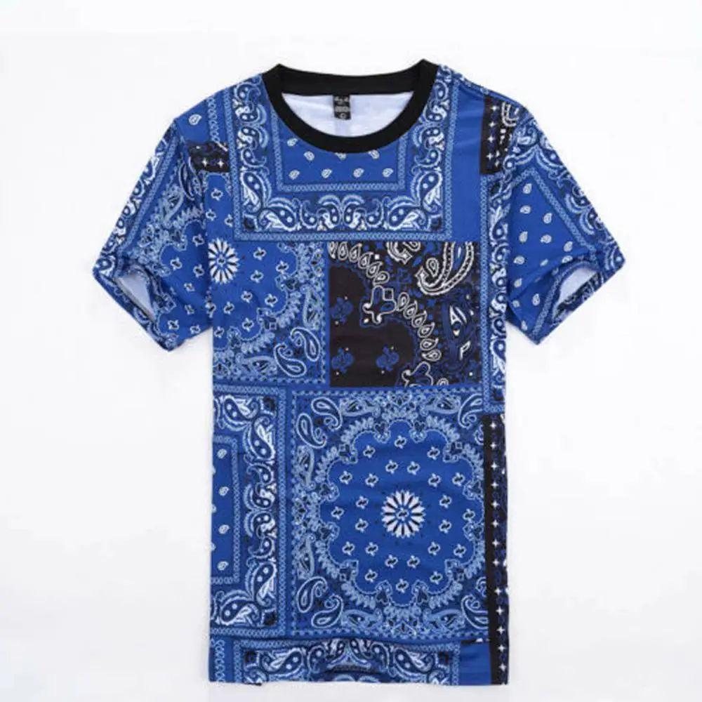 
Bandana t shirt cotton t shirt 3d t-shirt 