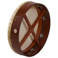 Dark Brown Irish Bodhran Drum