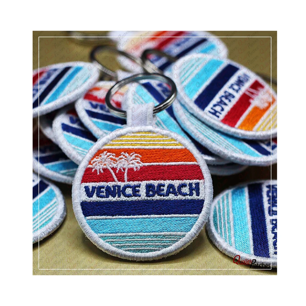 Quality Patches Custom Embroidered Keychains Made in Pakistan Top Quality Patch Supplier