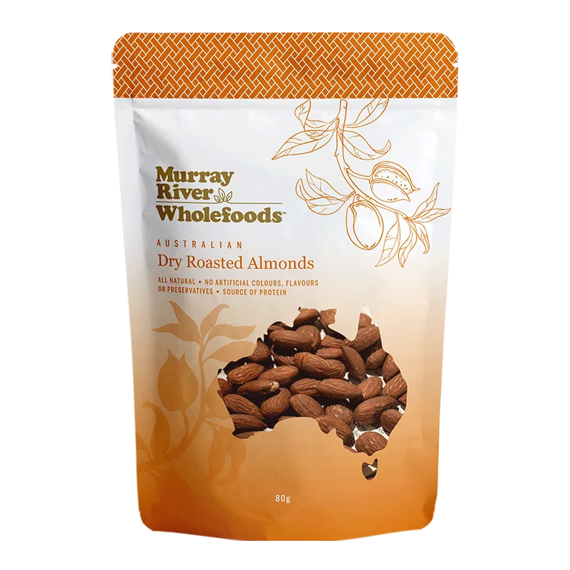 Murray River Organics Healthy Top Grade Organic Almond Kernels Dried Almond Nuts Bags Style Global Packaging