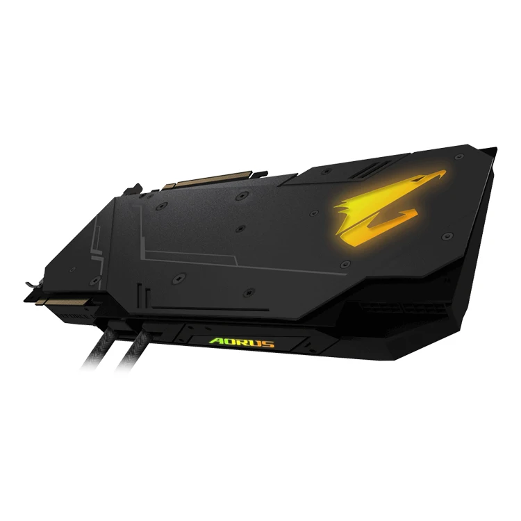  Видеокарта GIGABYTE AORUS NVIDIA GeForce RTX 2080 XTREME WATERFORCE 8G с 240 мм AIO RGB Fans (GV-N2080AORUSX