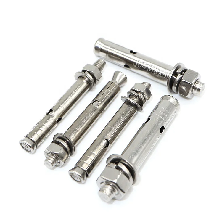 
Stainless Steel SS304 Wedge Anchor Heavy Duty Wall Bolts Expansion Anchor M8 M10 
