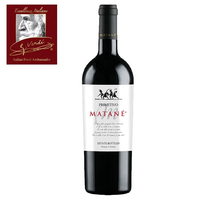 Красное вино Primitivo IGT pulia выбор gверди Сделано в Италии красное 2015