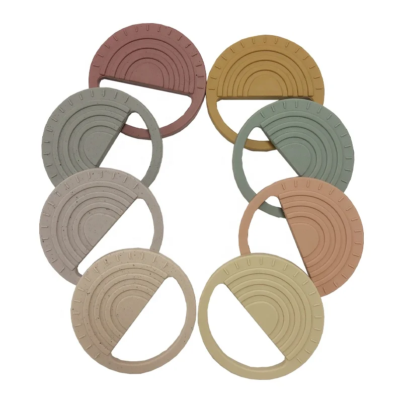 Wholesale BPA FREE Baby Teething Toys for Newborn Infants Freezer Safe Infant and Toddler Silicone Teethers Soothe Babies Gums