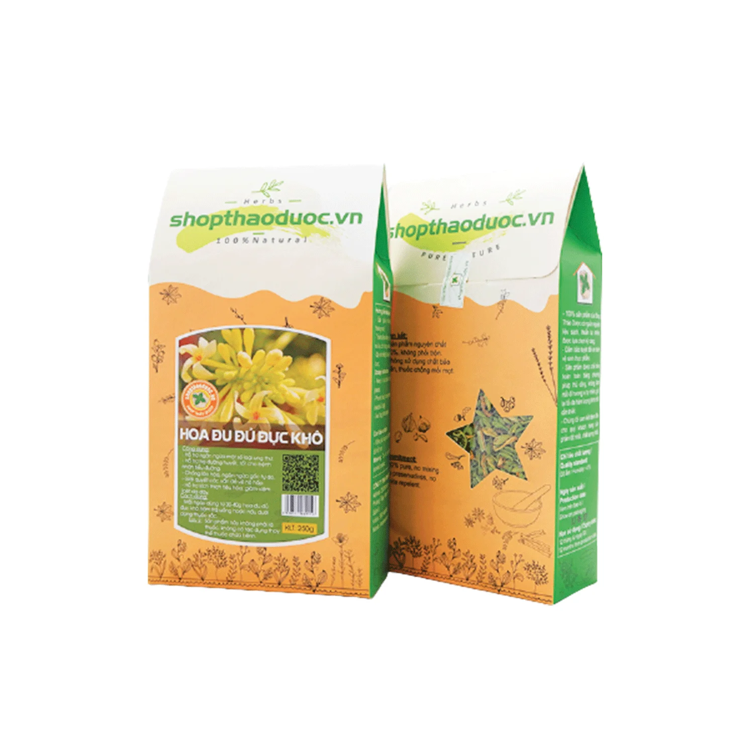 
V-Store Male Papaya Flower 250g 100% Natural Product High Quality From Viet Nam Good For Health Easy To Use 