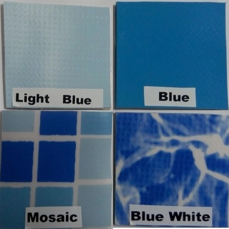 Different style choices pool PVC film swimming vinyl pool liner
