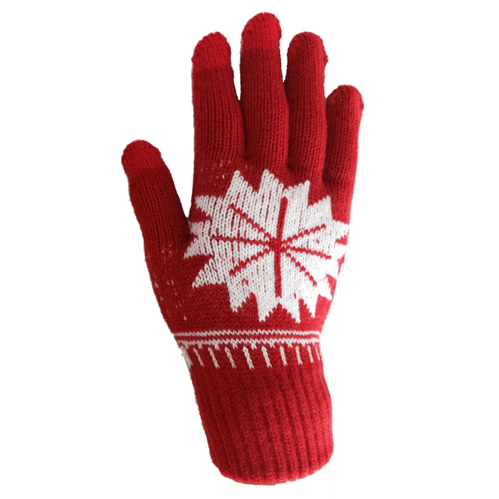 Acrylic Winter Warm Gloves wIth Custom Sublimation Design wholesale