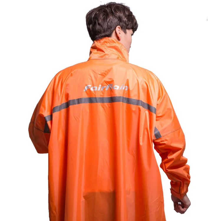 Macaron color fair rain pvc coating surface polyester vinyl raincoat