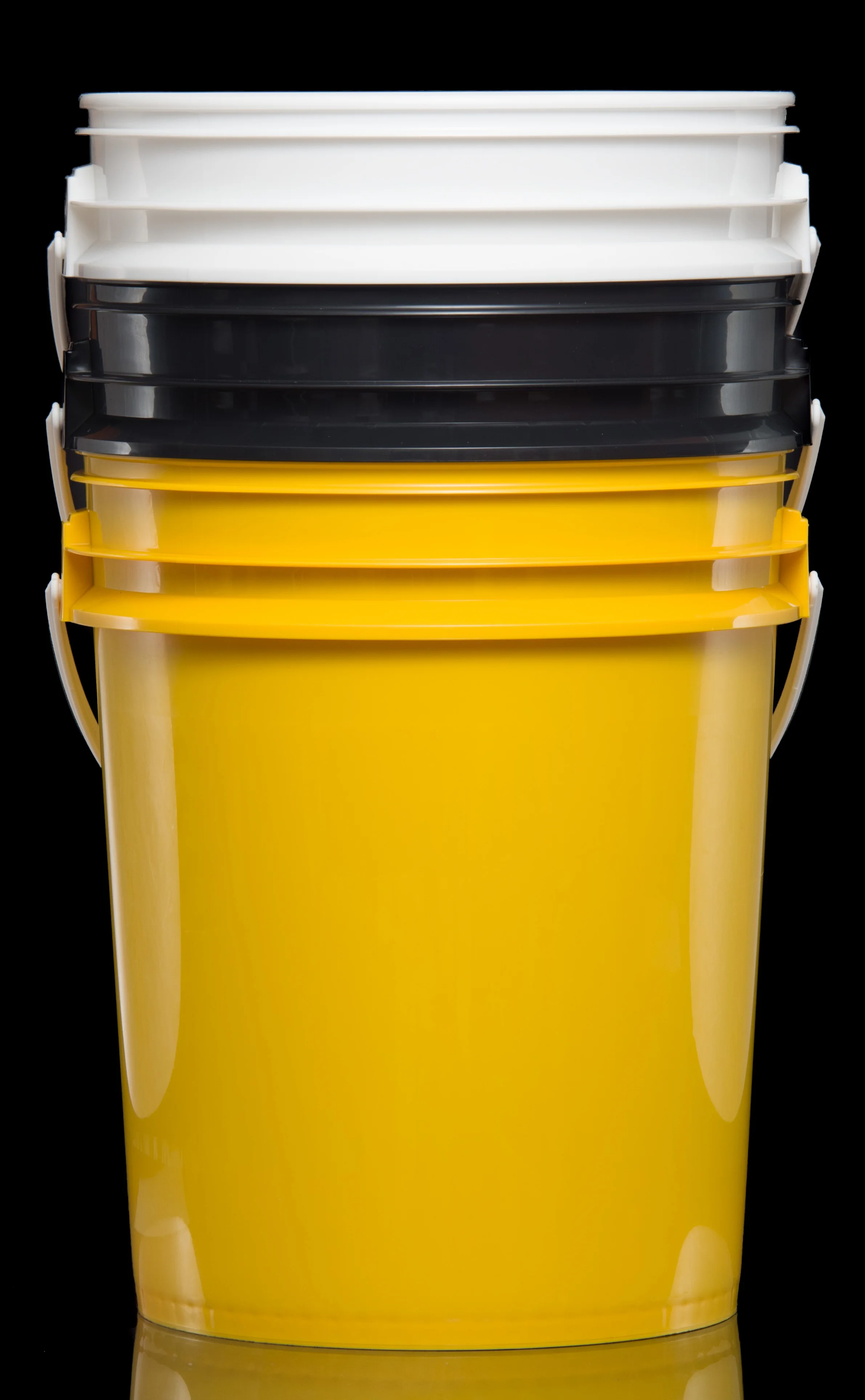 18 to 19 Liter Litre General Round Bucket Plastic Drum 0430 Paint TW Rectangular 52 Litre Stackable Plastic Black Tub PRO-DESIGN