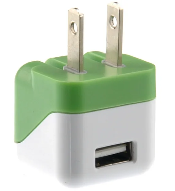 
Dice Foldable 5V 1A US One Port Single USB Travel Wall Charger Adaptor 