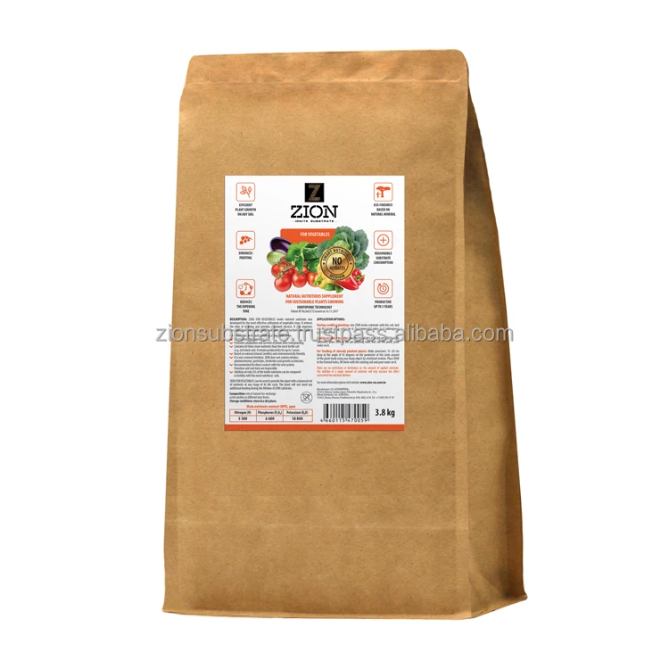 Great quality all natural plant nutrient substrate for growing vegetables added to the soil when planting seeds, potting soil