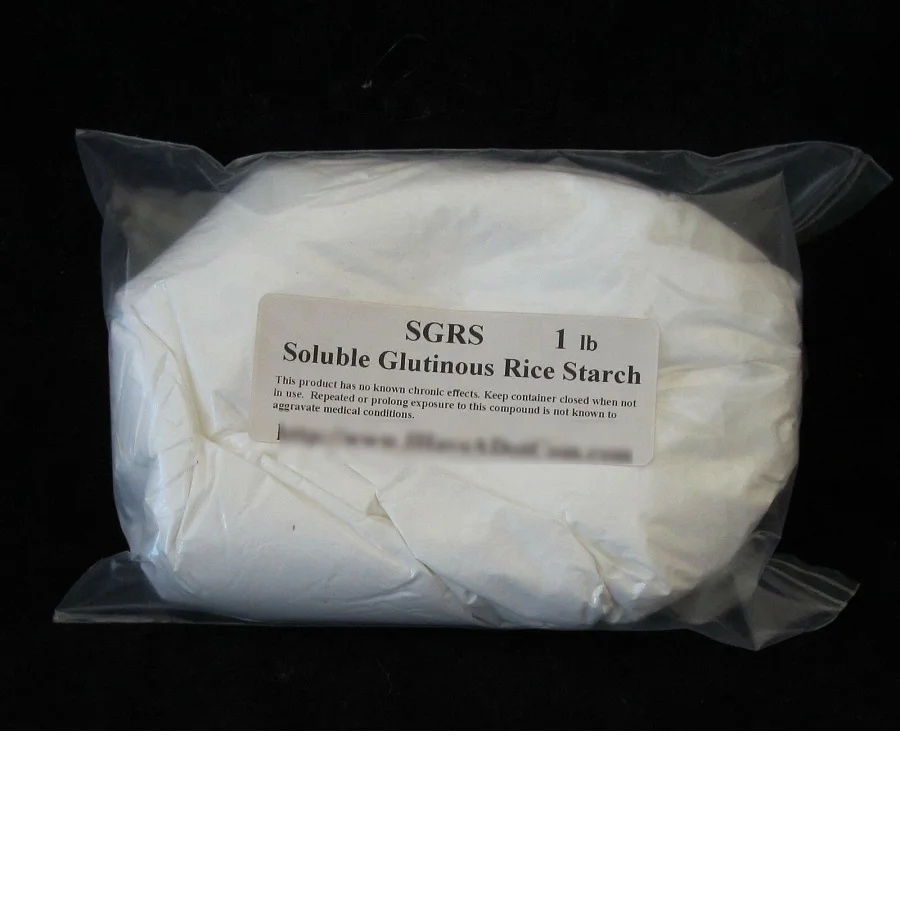 Soluble Glutinous Rice Starch  Imported SGRS 1 LB Binder Thickener Adhesive