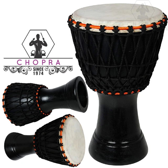 Matal ручная работа Djembe, деревянный Djembe лучшего качества от бренда Chopra, профессиональный инструмент, деревянное ремесло