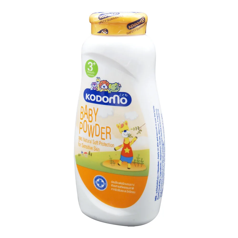 Kodomo Baby Powder Natural Soft Protection Formula for Sensitive Skin