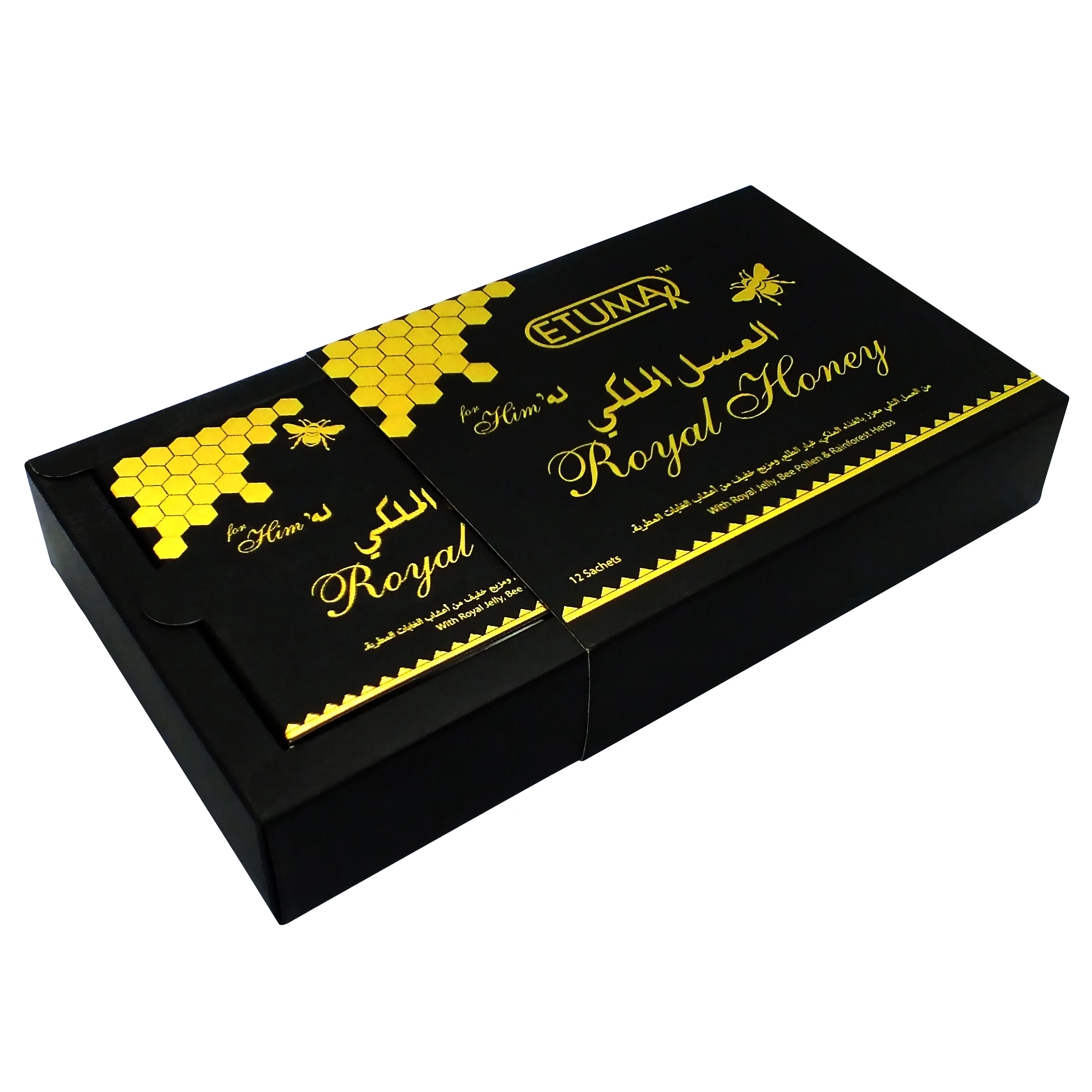 Low MOQ Honey Sachets Enhances Nutrient Absorption and Metabolism Improve Men Performance Wholesale Honey