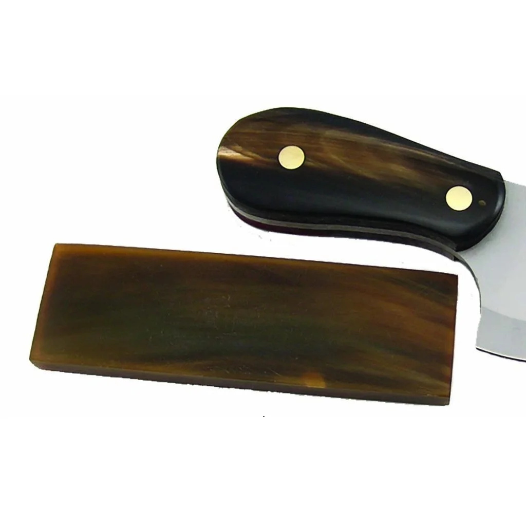 Высококачественная цветная Роговая пластина для рукоятки ножа с белыми полосками оптических Рам бесплатный образец Индивидуальный размер и логотип