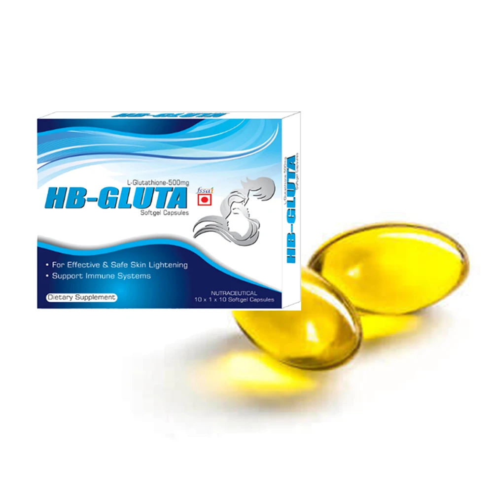 Glutathionee Capsule Dark Circle Remove HB Gluta Soft Gel Capsule