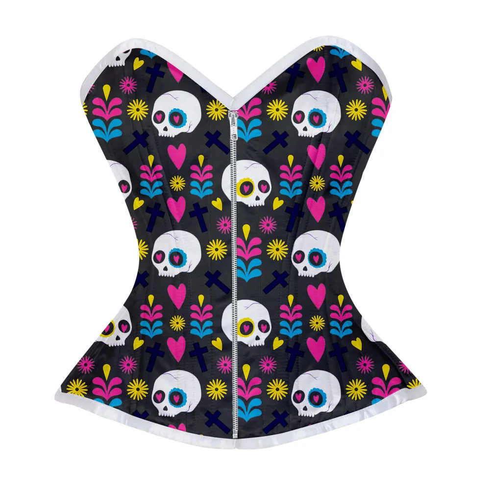 Women Waist Slimming Full Bust Satin Steel Boned High Quality Original Corset Manufacturer