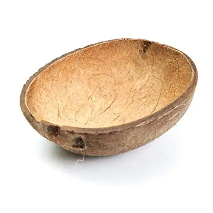 Coconut shell bowl natural handmade for serving soup ice cream kitchen ware items Eco Friendly by INDIAN CRAFT COTTAGE