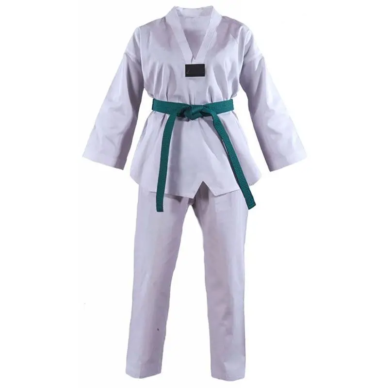 New design 100% cotton custom logo wholesale cotton taekwondo suit Martial Arts Uniforms Canvas Judo Gi Kyokushin Karate Uniform