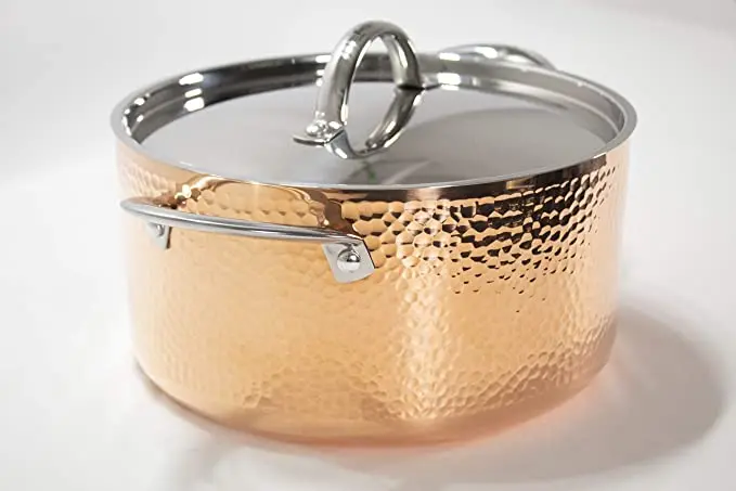 stainless steel clay soup pot hammered copper pots cooking pot cookware