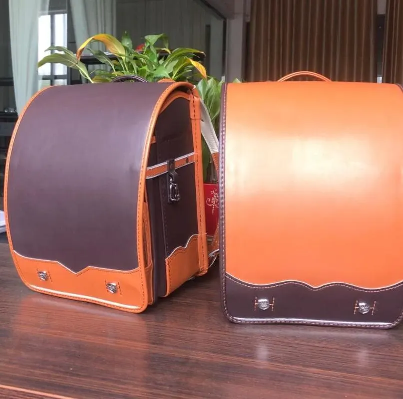 Fashion Large Capacity Children leather backpack school bags tas anak 2022 Japanese Schoolbags Primary 1-3 grades