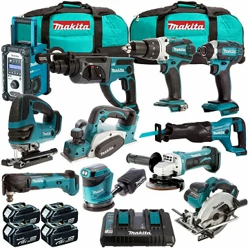 Full set MAkitaS LXT1500 18-Volt LXT Lithium-Ion Combo Kit 15Pcs Other Hydraulics Power Tools