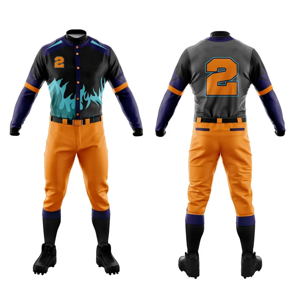 Sports Wear Custom Design Baseball Uniforms kit