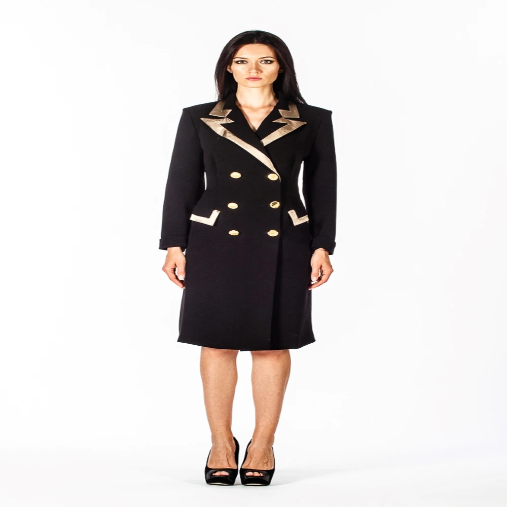 Top quality Made in Italy Elegant Dress for Chic Women and for Party Cocktail and Wedding Redingote